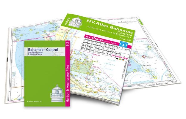 NV Chart Region 9.2 - Central Bahamas - Andros to Exumas & Eleuthera Islands - 2016/2017
